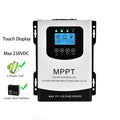 MPPT Solar Charge Discharge Controller 12V 24V 48V 60V 72V 96V 50A 60A 80A PV Regulator for 230VDC Lifepo4 Lithium GEL PWM
