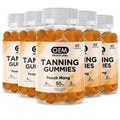 Private Label Tanning Gummies Beta-carotene Lycopene and Astaxanthin Sun-Free Tanning Gummies With Vitamin C and E for Collagen
