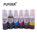 70ml Bottle 013 014 011 012 115 114 552 009 Refill Dye Ink Kits for Epson L8168 L8188 ET-8500 ET-8550 L8160 L8180 Printer Ink
