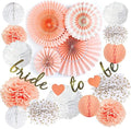 Bridal Shower Decorations Set Bachelorette Party Banner and Paper Fans Kit Valentine's Day Occasion Supplies
