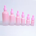 Luxury Pink Gradient Dropper 15ml 30ml 60ml Essential Oil Bottle with Gift Box