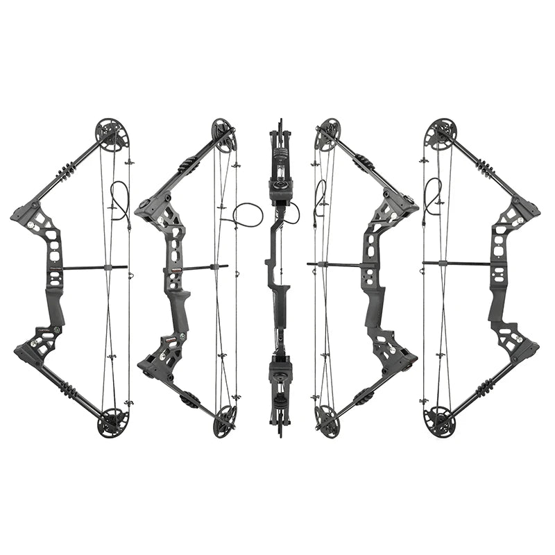 Compound Bow Alloy Material Riser With Fiber Glass Limb for Outside Sport Shooting and Hunting
