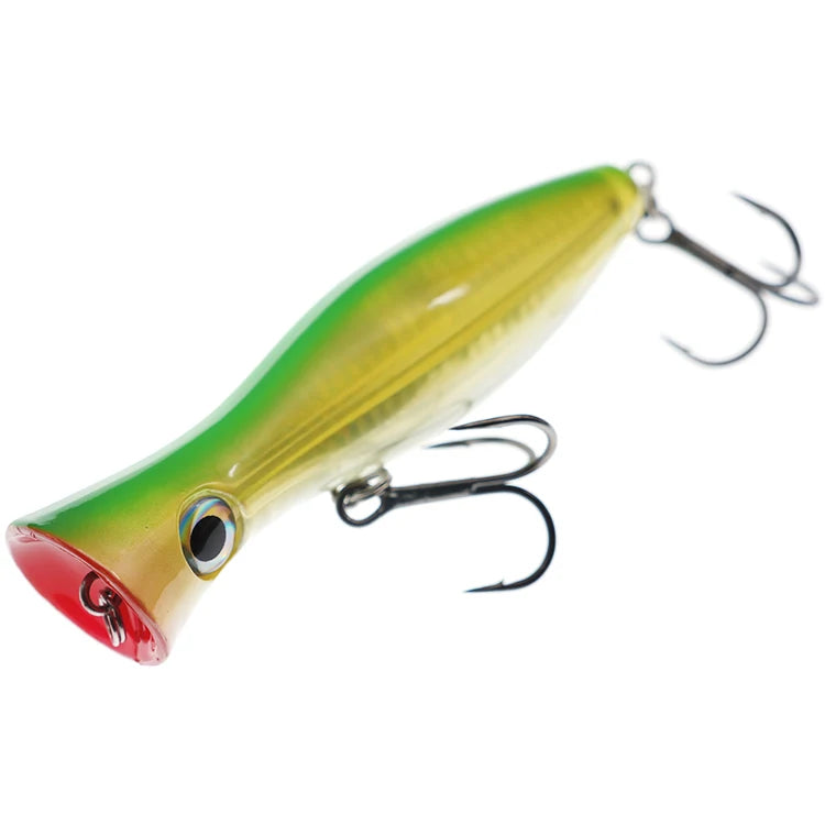 OEM Topwater Hard Popper Lure D 120mm 45g Floating Fishing Lure Hard Bait for Saltwater Freshwater Fishing
