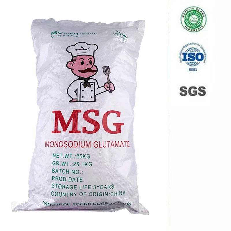 Seasoning Msg / Monosodium Glutamate Fufeng /Linghua / Meihua 99% MSG
