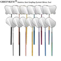 Stainless Steel Grafting Eyelash Mirror Tool Specialized Makeup Beauty Mirror Grafted Eyelash Inspection Mirror