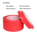 2- Recyclable High Temperature Resistant Spray Paint Masking Red Crepe Paper and PET Polyester Film Base Silicone Adhesive Tape