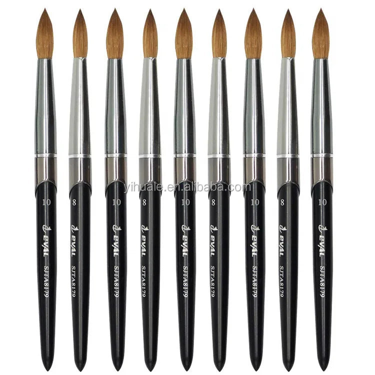 2022 New EVAL Kolinsky Acrylic Nail Brush Size 12 Nail Kolinsky Acrylic Brush Kolinsky