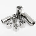 OEM Factory Custom Stainless Steel 304 316 Round Hex Spacer Right and Left Hand Threaded Long Stainless Steel Coupling Hex Nut