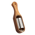 Handheld Cheese Lemon Chocolate Zester Shredder With Container Stainless Steel Cheese Grater With Acacia Wood Handle