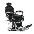 Barbershop Salon Furniture Antique Black Leather Barber Chair for Men