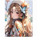 LS 40x50 Japanese Anime Mosaic Diamond Embroidery 5D DIY Diamond Painting Portrait for Home Decor Gift