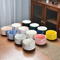 Tea Matcha Bowl Multichoices Heat Resistant Tea Ceremony Pottery Ceramic Tea Cup for Party Office Household
