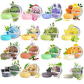 Solid Shampoo Soap Lemon Lavender Jasmine Seaweed Fragrances Olive Oil Ingredients for Hair Strengthening Body Haircare Adults