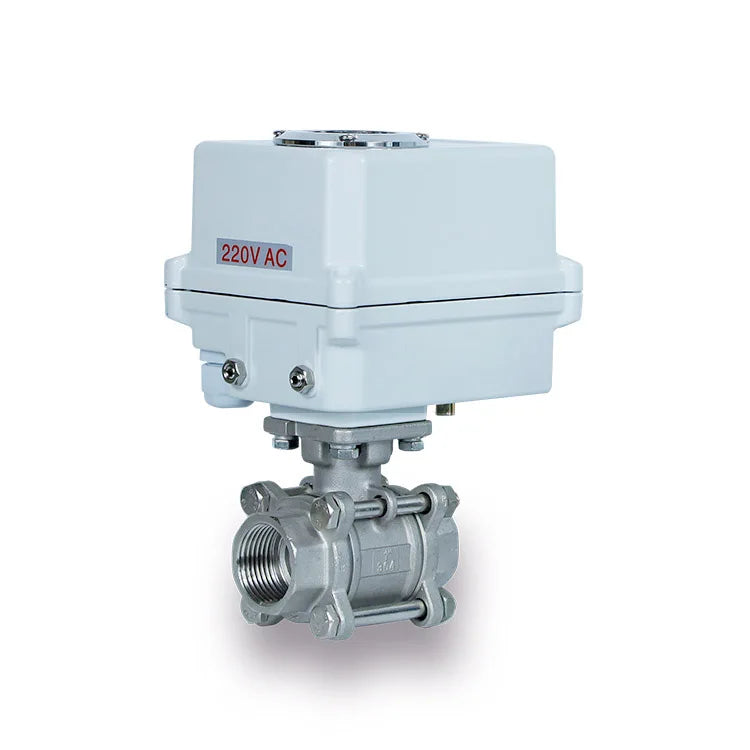 AC220V DN15 1/2"inch NPT Inside Threaded Female Controller ON/OFF Electric Stainless Steel SS304 Ball Valve Price List