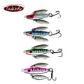 TAKEDO SP05  4 Colors 7g / 50mm Optional Double Leaf Ice Lure Lead Hook Road Bait Metal Bait Mini Lead Fish Rotating Sequin