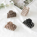 2022 New Octopus-shaped Clip Korean Women Fashion Pop Plastic 9*5cm Hair Claw Clip Sweet Hollow-carved Design Girl Hair Claws