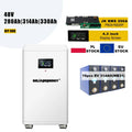 EU Stock 16S 48V 280AH Battery Kit Box With Handle JK BMS Vertical Standing BOX Diy 280Ah 314Ah Lifepo4 Battery Pack DDP