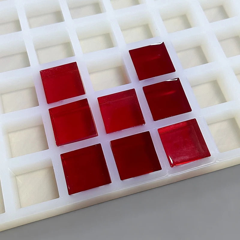 4ml Gummy Chocolate & Candy DIY Biscuit Mold Square Food Grade Silicone Reusable Baking & Pastry Tool Metal Tool