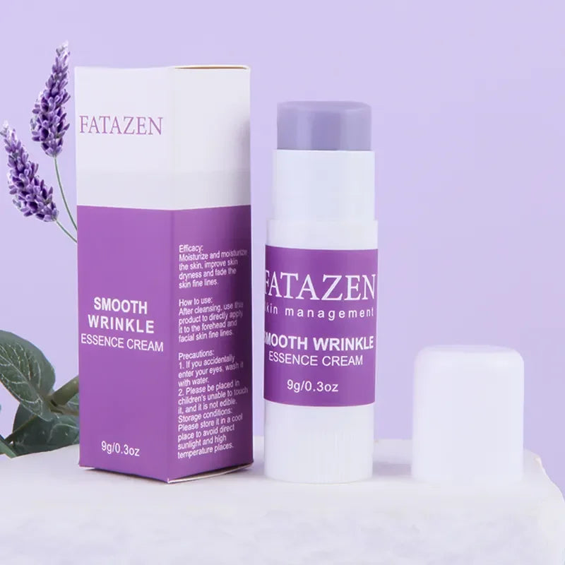 FATAZEN Smooth Wrinkle Essence Cream Fine Lines Moisturizing Moisturizer Herbal OEM Face Cream Anti Wrinkle Stick Cream