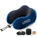 Custom Airplane Neck Pillow U-shaped Foldable Pillow Cervical Neck Pillow Adjustable Memory Foam Travel 3 in 1 Wash Shape Memory