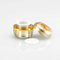 Gold Edge Double Layer Acrylic Skin Care Products Face Cream Packaging Empty Plastic Cosmetic Jar