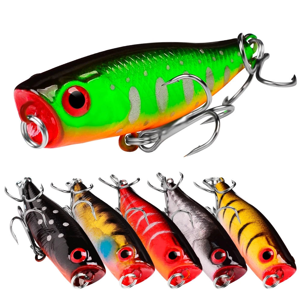 SNEDA Hot Sale Factory Price 4.5cm 3.5g New Design Hard Plastic Fishing Popper Lure for Outdoor Fishing