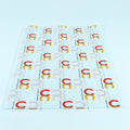 17gsm Double Side Custom Printed Logo Gold Wrapping Tissue Anti-Curl Recyclable 100% Virgin Pulp Paper for Packaging Socks