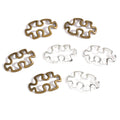 2 Colour Alloy Metal Antique Sliver Puzzle Charm Jewelry Making DIY Handmade Craft 30*18mm J174