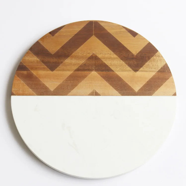 Wholesale Cheap Marble Acacia Wooden Vegetable Chopping Cutting Cheese Steak Board for Kitchen
