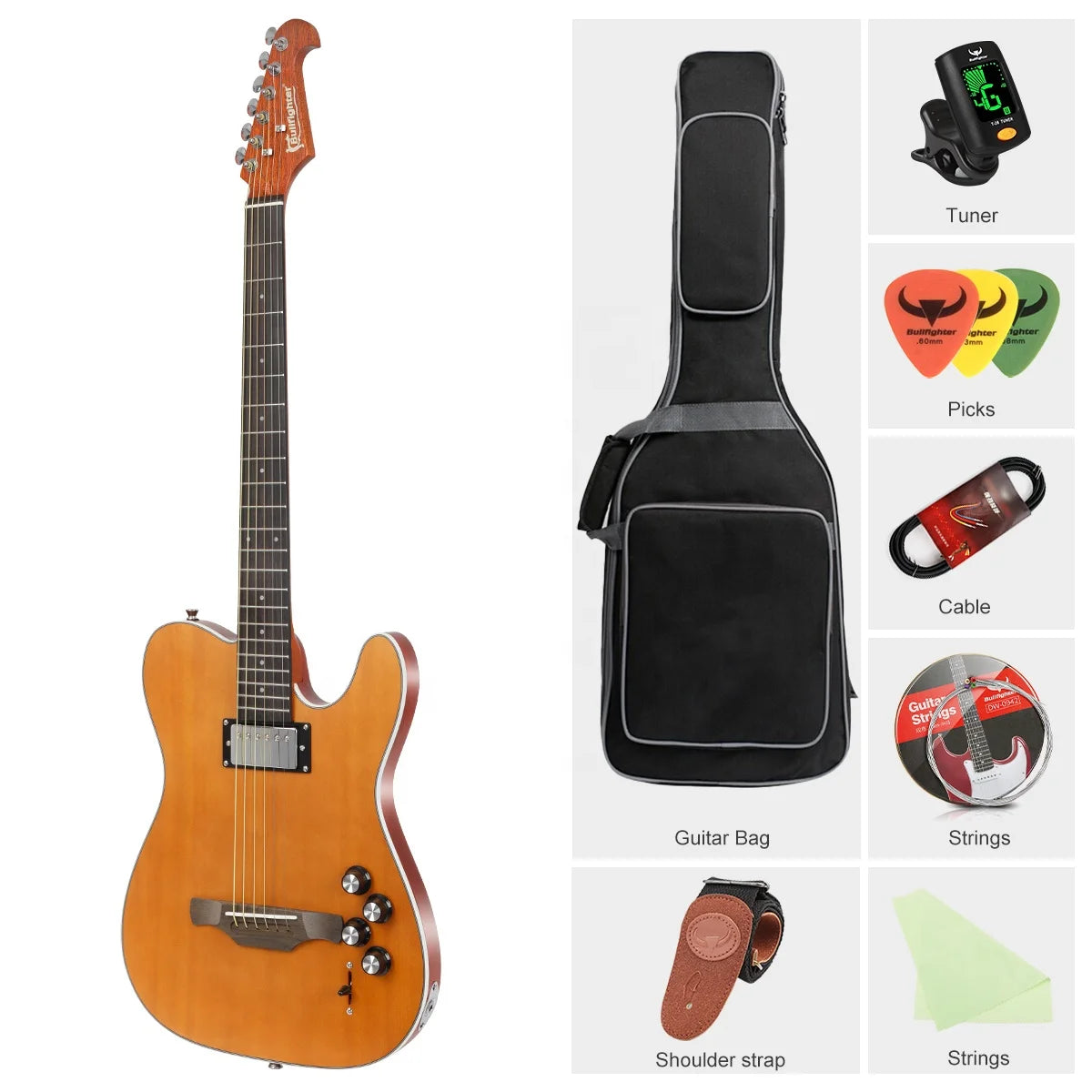 OEM Professional K10 Silent Guitar Stringed Instruments Guitarra Electrica Guitar Natural Silent Acoustic Electric Guitar
