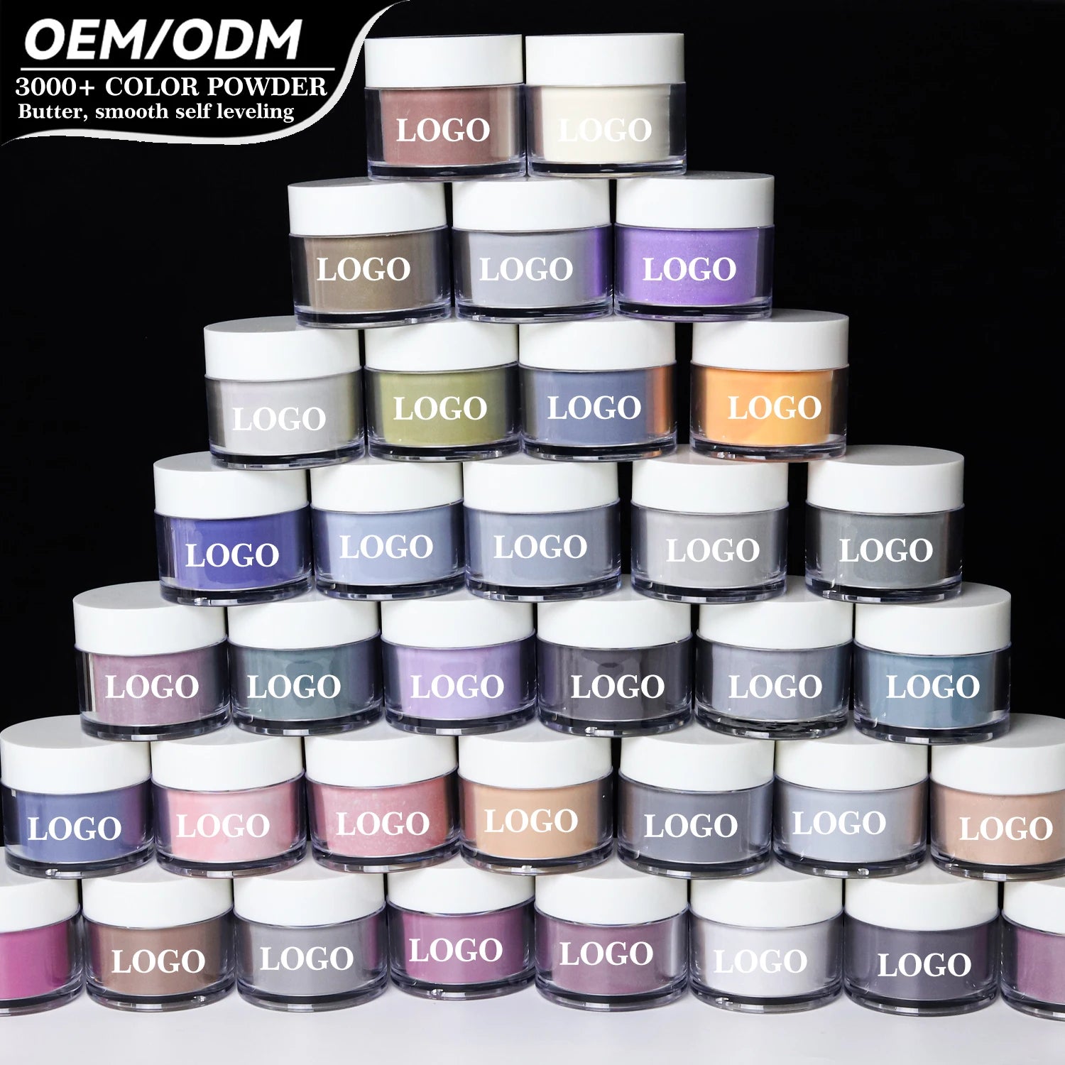 OYAFUN Acrylic Powder Wholesale Glitter Colorful Nail Art Acrylic Glitter Powder 2oz Nail Supplies Dipping Nail Acrylic