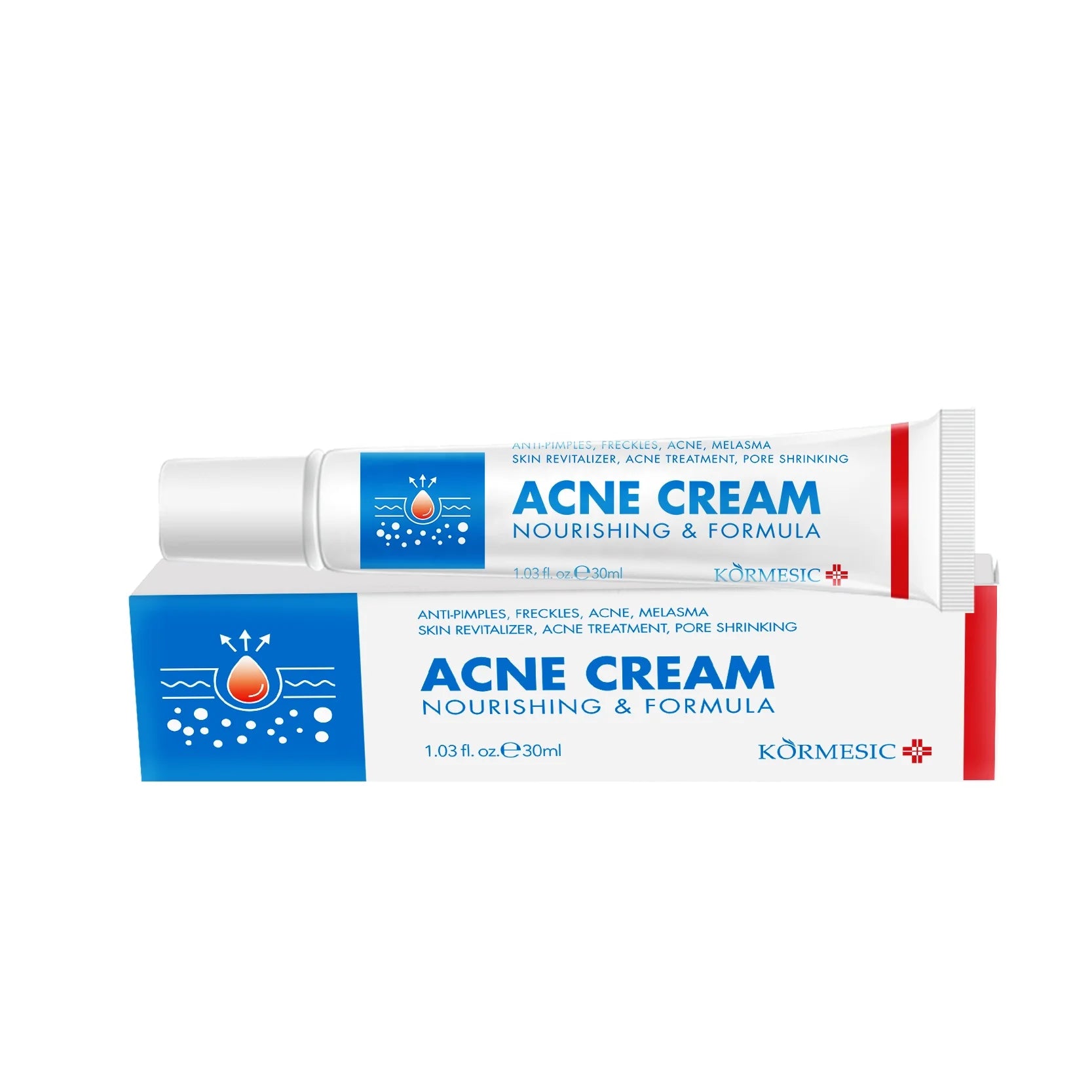 KORMESIC Natural Organic Pimples Dark Spot Remover Cream Face Cream