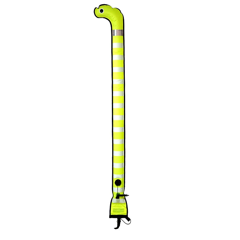 180*15CM Cartoon Eel Underwater Safety Scuba Surface Marker Buoy Diving SMB for Deep Diving Snorkeling