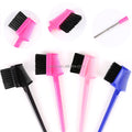 Wholesale Price Hair Styling Tools Custom Logo Packaging Babyhair Comb 3-in-1 Rat Tail Edge Control Nylon Bristles Compact