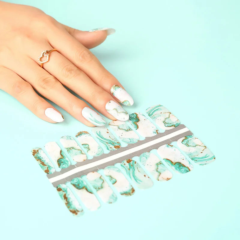 Hot Sale Custom Factory Price Waterproof Nail Art New Singapore Style Nail Sticker