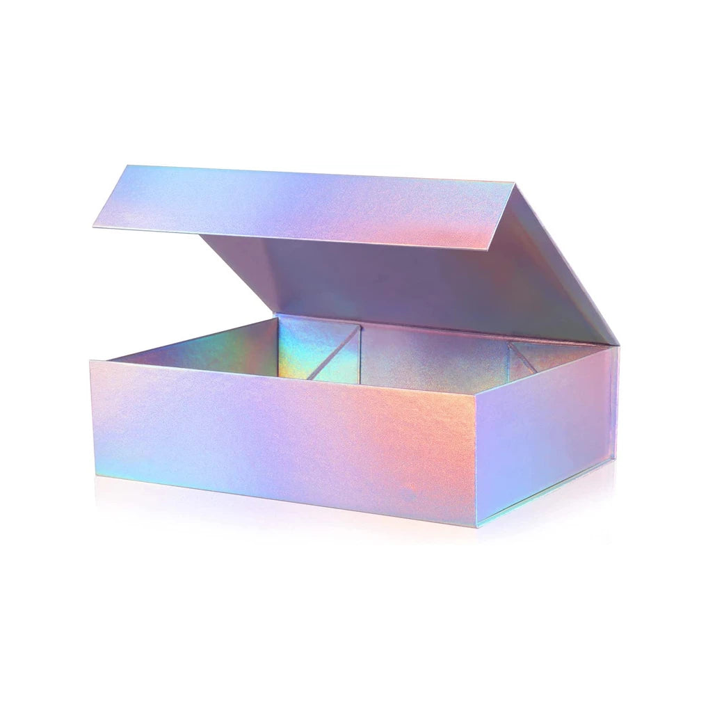 Self-Erecting Magnetic Buckle Gift Box Glossy Lamination Rectangle Shape CMYK Color 4c Offset Printing Customizable Size for