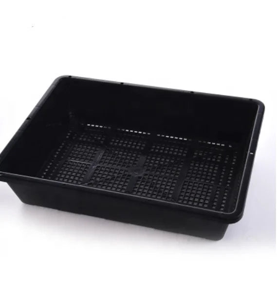 35.5*28*8.8cm Vegetable Planting Box Nursery Pot Tray Nursery Pot Black Tray