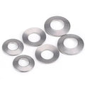 Stainless Steel Bonded Zinc Plain Butterfly Knurled Lock Washer 28mm Industrial Automotive Parts Self Locking Gasket Disc Spring