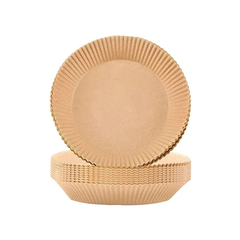Custom Baking Steaming Bun Liners Sheets Parchment Foil Food Tray Wax Nonstick Steamer Lining Paper for Air Fryer Silicone