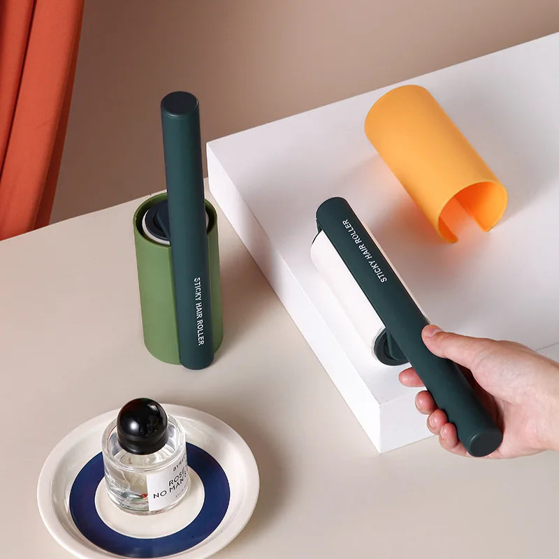 Lint Sticking Roller Sticky Pet Hair Roller Pet Cleaning Tool Lint Sticky Dog Cat Hair Remover Roller