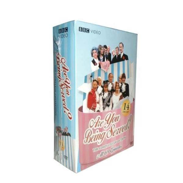 China Manufacturer DVD BOXED SETS MOVIE  Duplication Printing Factory ARE YOU BEING Are You Being Served Complete Series 14DVD