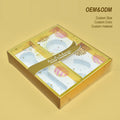 Custom Luxury Gold Art Paper Packaging Box with Eva Inner Hot Stamping Makeup Tools Package Box Paper