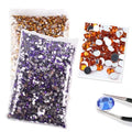 Wholesale Resin Rhinestones for Clothing Decorations Non-Hotfix Crystal Nail Gems Flatback Glue Rhinestone Accessories