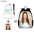 Custom Design/logo Travel Bag Backpack Bag for Teenager 3D Blank All Over Print Large Packs Design