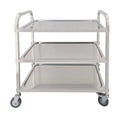 Manufacturer Price Hotels&Room Kitchen Restaurant Dining Cart Food Service 3 Tier Utility Tool Cart Rolling Cart