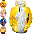 2022 God Love 3D Printed Hoodies for Men Jesus Fanart 3D Printing Hoodies From Men Casual Funny Fashion Oversized Pullover
