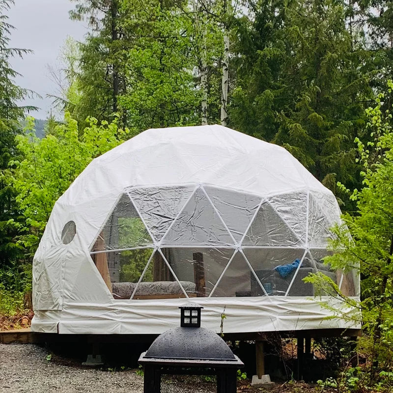 Outdoor Geodesic Glamping Dome Igloo Tent for Sale Outdoor Waterproof Some Geodesique Domos De Lujo