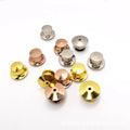 Wholesale Pin Back Locking Back Metal butterfly Clutch Clasp Fastener Pin Keepers Locks Clasp