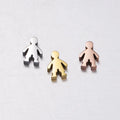 Wholesale Character Pendant Charms Mirror Polished Stainless Steel Boy Charms for Jewelry Making