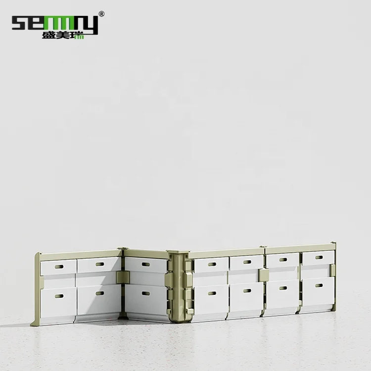 Hot Sale Good Look Decorative Metal Baseboard Curve Skirting Board Aluminum Alloy Skirting Board